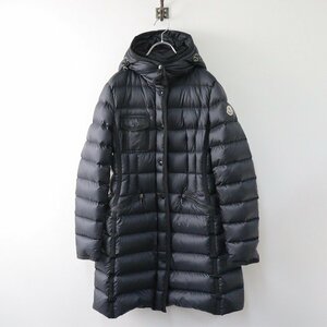 定番 人気アイテム 大きいサイズ モンクレール MONCLER HERMINE エルミンヌ フード付ダウンコート 2//ブラック nero ネロ【2400013754422】