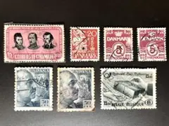 外国切手 7枚セット