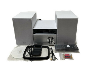 完動品 美品 ソニー マルチコネクトミニコンポ CMT-SBT40 : Bluetooth/FM/AM/ワイドFM対応 ホワイト CMT-SBT40 W