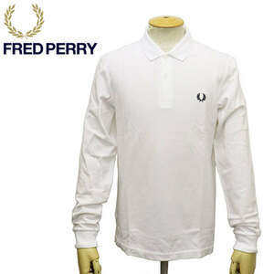FRED PERRY (フレッドペリー) M6006 The Fred Perry Shirt 長袖 ポロシャツ FP515 100WHITE M