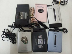 6■/Zク4097　SONY WALKMAN 6台セット WM-EX621 WM-GX707 WM-109 EX-EX622 WM-EX677 WM-EX651 動作未確認