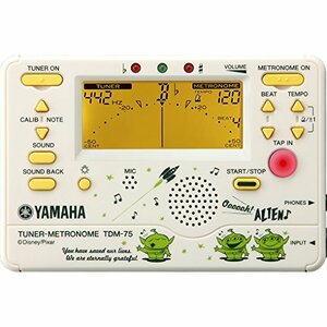 【中古】 YAMAHA チューナーメトロノーム 【トイ・ストーリー】 TDM-75DT