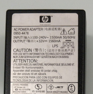 HP AC アダプタ 0950-4476 32V 1560mA