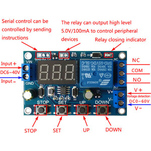 基盤 バッテリー 充電器 制御スイッチ 6〜40V DC 過電圧制御 自動切断装置 過電圧 保護ボード 自動切断 コントローラー C971