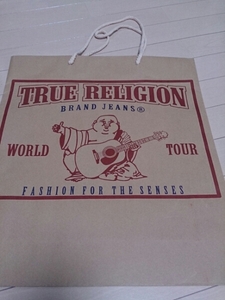 ★トゥルーレリジョン TRUE RELIGION 紙袋 ショッパー袋 送350★