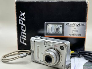 【動作確認済み】　FUJIFILM 富士フィルム フジ FinePix ファインピクス　A500　シルバー　箱付き　デジタルコンパクトカメラ