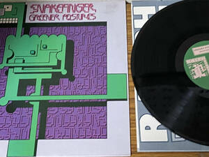 即決　SNAKEFINGER・GREENER POSTURES・SN-8053-L ・LP盤　