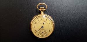 ◆　ＥＸＡＣＴ エグザクト　ｋ18ＹＧ　懐中時計　ペンダント　アンティーク品　◆