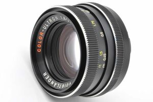 VOIGTLANDER COLOR ULTRON 50mm F1.8 QBM フォクトレンダー カラー ウルトロン ＱＢＭ COLOR-ULTRON カラーウルトロン 50/1.8 18