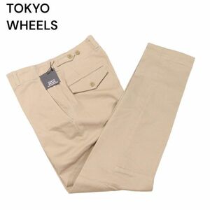 【新品 未使用】 TOKYO WHEELS トウキョウウィールズ 通年 ストレッチ サイクル スラックス パンツ Sz.M　メンズ 自転車　I4B00302_2#R