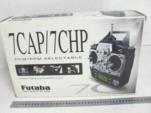 フタバ Futaba T7CHP PCM1024 7チャンネル ヘリ用 プロポ 送信機+送受信クリスタル 美品