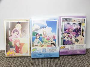 SOオ2-62【中古品】 アニメBD・DVD ゆるゆり 1期 2・3巻 未開封 完全初回限定限定版 ＆ ♪♪ 2期 1巻 ※再生未チェック