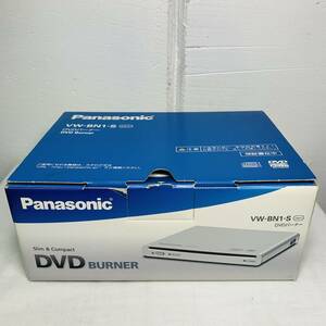 Panasonic パナソニック DVDバーナー VW-BN1-S シルバー 薄型 軽量 USED品 1円スタート