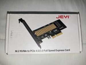 送料無料 新品未開封 JEYI M.2 NVMe SSD PCIe 4.0 x4 変換カード 拡張カード SSD