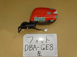 フィット　RS　23年　DBA-GE８　左ドアミラー　カラー YR585　7本線　電動格納式　電動リモコン式