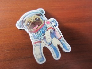 非売品★宇宙兄弟 APO アポ ピンバッチ パグ犬 新品未使用品★送120～