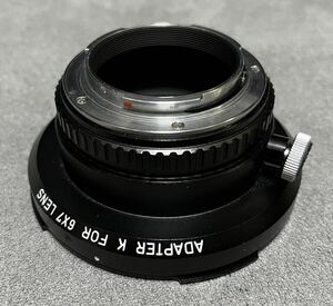 ASAHI PENTAX ADAPTER K FOR 67 LENS