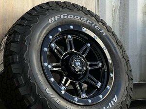 純正フェンダー対応！ 17インチ タイヤホイールセット pcd139.7 6h グッドリッチ 265/65R17 サーフ プラド ハイラックス タコマ オフロード