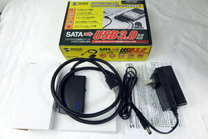 サンワサプライ USB-CVIDE3 SATA→USB3.0変換ケーブル 即決