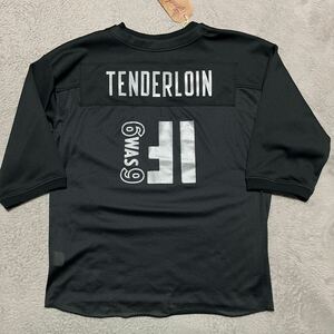 新品未使用　TENDERLOIN MFL MESH JERSEY メッシュ　tee tシャツ TOP 黒　ブラック　L 