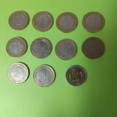トルコ旧紙幣と硬貨
