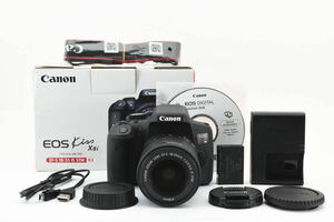 【美品】 Canon EOS Kiss X8i EF-S 18-55mm 3.5-5.6 IS STM キヤノン デジタル一眼レフカメラ レンズ 【元箱付き】 【動作確認済み】 #1408