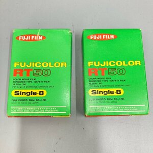 ◆◇[7] FUJICOLOR RT50 フジカラー カラームービーフィルム ２点 未使用 うち一点未開封 使用期限切れ 05/121207ｍ◇◆