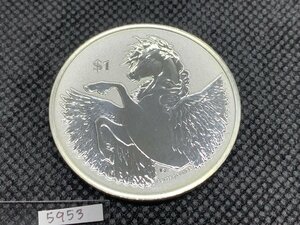 31.1グラム 2022年 (新品) セントヘレナ「ペガサス」純銀 1オンス 銀貨