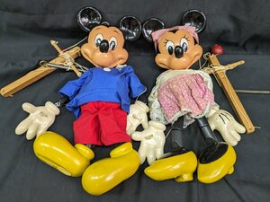 Pelham PUPPETS パペット Disney Mickey Mouse マリオネット 英国製 約45cm 操り人形 ミッキーマウス ミニー ヴィンテージ