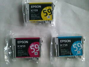 ICC59 ICM59 ICY59 期限不明 純正 EPSON エプソン IC59 PX-1001 PX-1004 クマ 熊