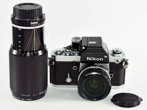 Nikon F2 フォトミック DP-1 Ai-S Zoom NIKKOR 80-200mm f4 Ai改28mm f3.5 最高級一眼レフフィルムカメラ