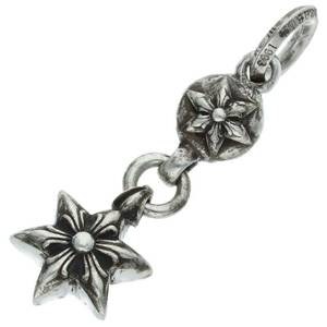 クロムハーツ Chrome Hearts 1BALL STAR/1ボールスターチャーム シルバーネックレストップ 中古 SS07