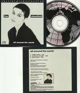 LISA STANSFIELD　リサ・スタンスフィールド　All Around The World 　US盤 貴重 CDシングル