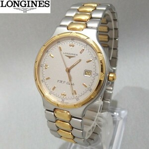 ★LONGINES Conquest V.H.P Quartz 4018 コンビ デイト メンズ クォーツ 腕時計 コンクエスト ロンジン★