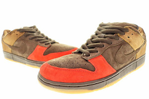 ナイキ NIKE DUNK LOW PRO SB BISON 2003 28.5cm 304292-226 ダンク ロー プロ エスビー バイソン つま赤 【ブランド古着ベクトル】230313