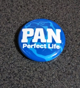 【美品】 PAN 缶バッジ バンド パン 缶バッチ インディーズ グッズ 完全な命 Perfect Life パンク　PUNK 青春パンク
