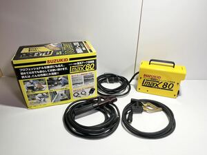 ◎1円〜スター電器 SUZUKID 100v/200v 自動切替 直流インバータ溶接機 Imax80 SIM-80中古 動作確認済 アイマックス80 アーク溶接機◎