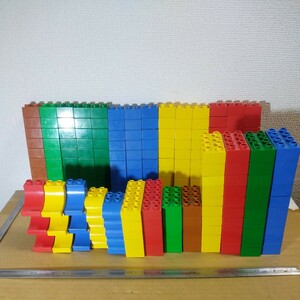レゴデュプロ 基本ブロック まとめてセット ポッチ2×2 2×4 2×6 カーブトップ 未チェック 詳細不明 ジャンク扱い 大量 