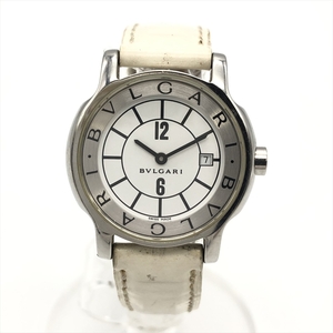 ブルガリ BVLGARI ソロテンポ 29 ST29S 腕時計 ホワイト文字盤 レディース