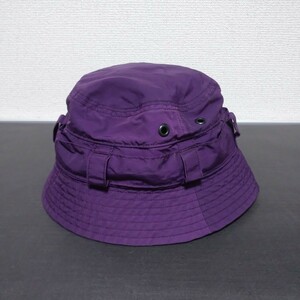 日本製 CORONA コロナ OUTBACKER HAT ナイロンタフタ 紫 帽子 ハット CORONA UTILITY post overalls ポストオーバーオールズ