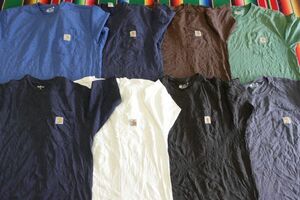 PICK-TS500 カーハート Carhartt ワンポイント Tシャツ プレーン￥1～US古着卸大量セット業者まとめ売り