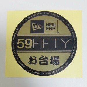 送料63円〜 正規品 NEWERA ニューエラ ODAIBA お台場 ステッカー 検) 非売品 販促品 59FIFTY サイズステッカー ノベルティ デカール シール