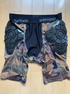 BURTON★バートン メンズ Lサイズ プロテクター パンツ トータル インパクト ショーツ インナーパンツ　瞬時硬化パッド　スノーボード