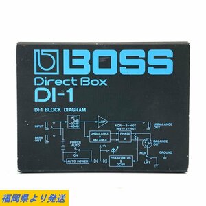 BOSS Direct Box DI-1 ボス ダイレクトボックス 通電/入出力OK ※動作未確認品 PA機器 DI★ジャンク品【福岡】