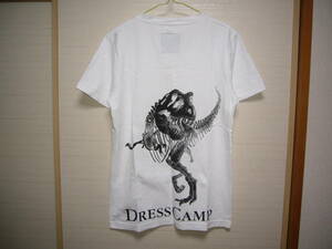 DRESS CAMP ドレスキャンプ T-REX 半袖Tシャツ白４８