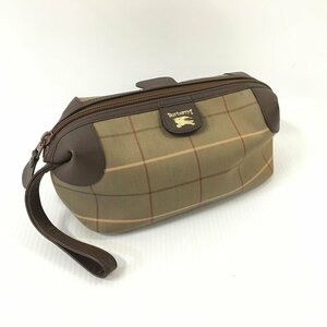 TEI【中古品】 BURBERRY ポーチ バーバリー 玉虫色 〈208-230622-MA-3-TEI〉