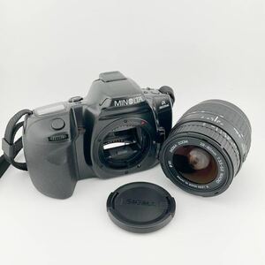 Minolta ミノルタ α303Si ブラック フィルムカメラ ボディ本体レンズセット SIGMA ZOOM 28-80mm 1:3.5-5.6 MACRO 通電確認済(k5683-n132)