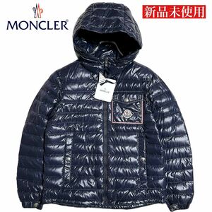 【新品タグ付き】MONCLER モンクレール PARVON キッズ メンズ レディース ライトダウンジャケット ナイロン ユニセックス ネイビー 152cm