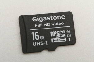 16GB microSDHCカード Gigastone Full HD Video