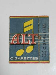 ５９　戦前　ALT　たばこ空箱　パッケージ